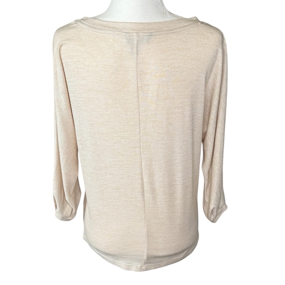 Banana Republic‎ Boatneck Sweater Front Seam Beige Size XS - Picture 15 of 15